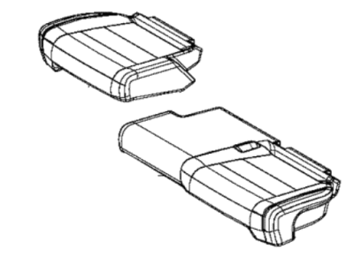 Jeep 5YU01DX9AA COVER Rear Seat Cushion