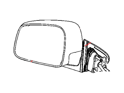 2020 Dodge Durango Car Mirror - 5VN56DX8AF