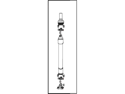 Ram 52123151AD SHAFT Drive Rear 1-Piece