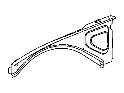 Mopar 4780930AB Reinforcement Bodyside To Fender