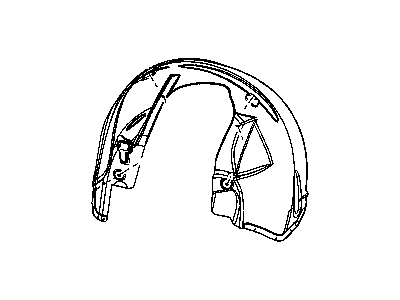 Mopar 5065502AC Shield Splash