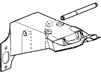 Dodge 52079290 SHAFT Clutch and Brake Pedal Pivot