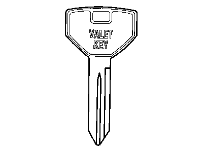 Jeep Comanche Car Key - 4378753