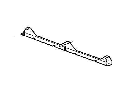 Dodge 4865772AB BRACKET Trunk Pan To Frame C/Member