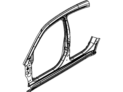 Chrysler 68039682AA PANEL PACKAGE Body Side Aperture Front