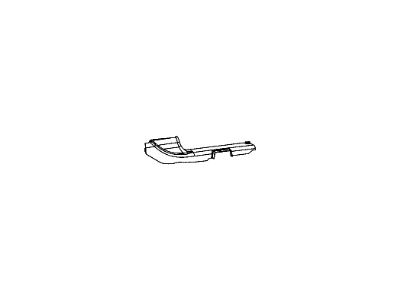 Mopar 5VK56DX9AA Cover Wiring Protector Left Front Wiring Trough