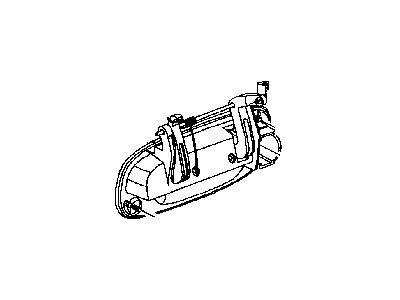 Dodge 55362891AC HANDLE Exterior Door