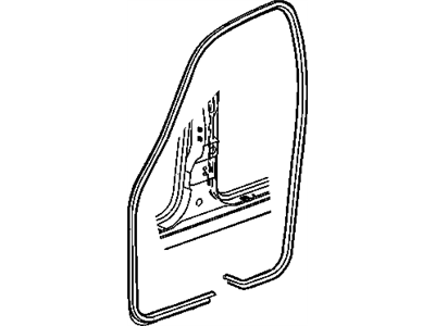 Mopar 5GU15XXXAK Weatherseal, Full Door To Body