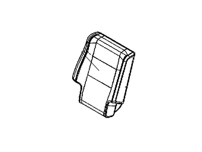 Jeep 6ET14DX9AA COVER Rear Seat Back Right