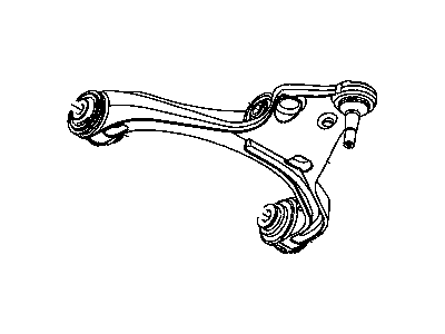 Mopar 52855113AB Lower Ball Joint Rear Bushing, Front