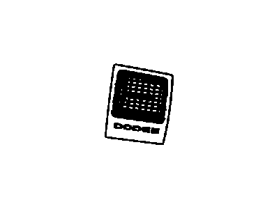 Dodge 1CS631DVAA BEZEL Instrument Panel Right