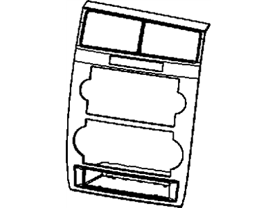 Dodge UZ86DX9AA BEZEL Instrument Panel Center