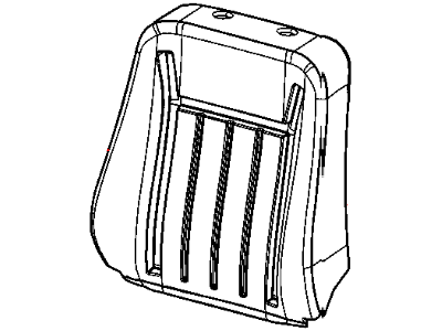 Dodge 1YJ36KC5AA COVER Front Seat Back