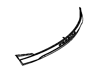 Mopar 5182606AG Applique License Lamp