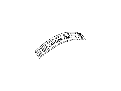 Jeep 52079594 SHROUD Fan