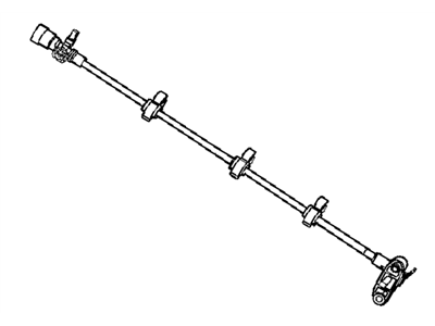 Dodge 6101630 SCREW AND WASHER Hex Head M6X1.00X30.00 Footrest Attach