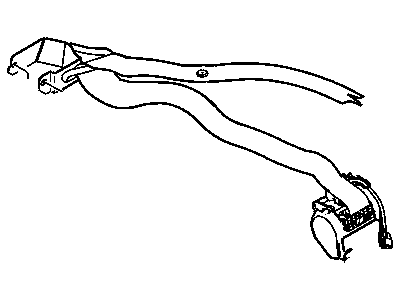 Dodge 5029126AD TURNING LOOP Seat Belt