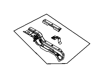 Ram 55372357AA CROSSMEMBER Front Seat Retention