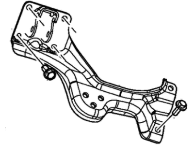2016 Ram 1500 Engine Mount - 68213117AB