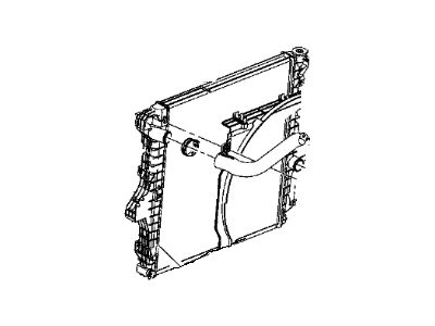 Dodge 2AMR2711AA RADIATOR Engine Cooling NOTE:25 pc min Qty Mix and Match Pallet Program only, Use mopar.com to order, Magneti-Marelli Parts tab