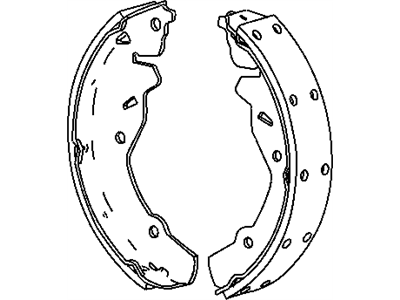 2017 Jeep Compass Parking Brake Shoe - 2AMV2306AA