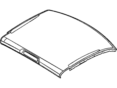 Ram 55372208AA PANEL Roof Without Sunroof Opening