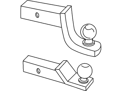Jeep 82401197 BALL KIT Trailer Tow (Includes Drawbar, Pin and Clip)