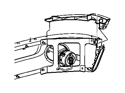 Dodge 55077378AC BRACKET Front Bumper Side