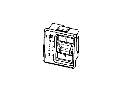 Jeep 56009869AB SWITCH Headlamp
