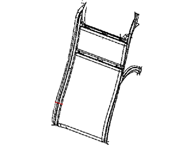 Dodge 1YD50JRRAA COVER Rear Seat Back Right