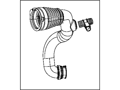 Ram 4809884AB HOSE MAF Sensor to Turbo Tube