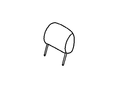 Dodge 1DL461D5AA HEADREST Front
