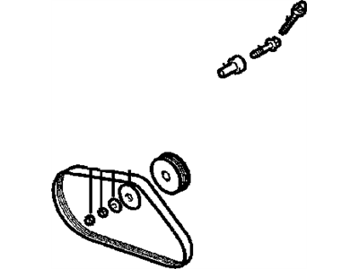 Chrysler MR315825 PULLEY Tensioner