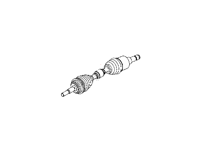 Chrysler 4668937AB SHAFT Axle Half