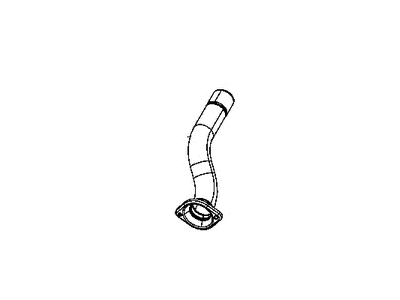 Ram 68268209AB PIPE Exhaust Extension Singal Exhaust