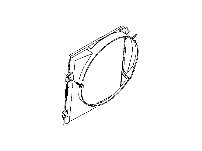 Mopar 52029185AC Fan Shroud, Lower