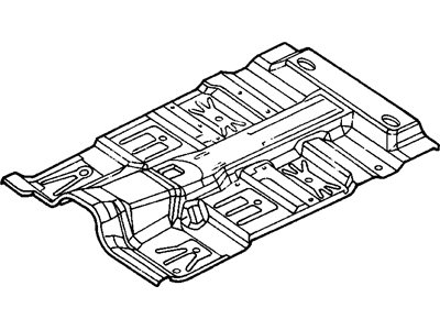 Dodge Floor Pan - 55257448AC