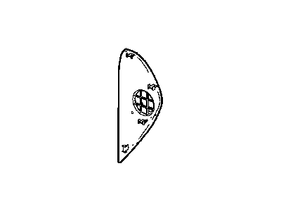 Dodge 4678680 CLIP Instrument Panel End Caps Attaching