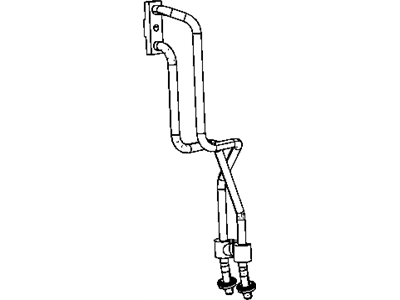 Jeep 68033238AA LINE Oil Cooler Pressure And Return Jumper