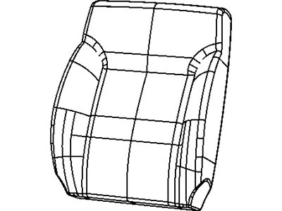 Dodge 1ER081DVAA COVER Front Seat Back