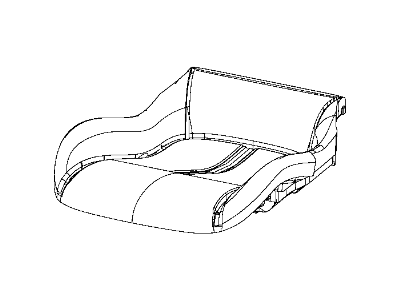 Dodge Viper Seat Cushion - 68206547AB
