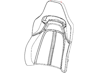 Dodge 5NT75LR9AA COVER Front Seat Back