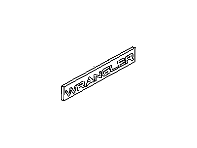 Jeep 5FC83TA9 DECAL Bodyside Wrangler