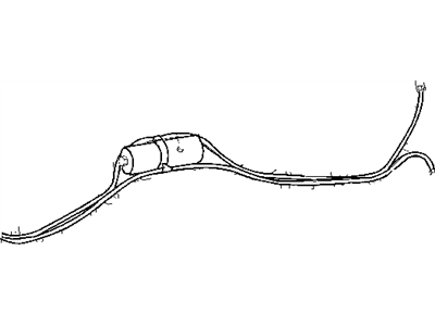 Chrysler 5010040AA HOSE Folding Top Pump Motor