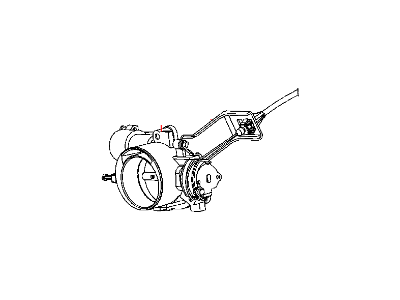 Chrysler 4861693AA CABLE Throttle Control