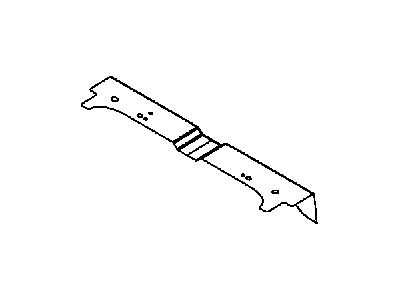 Ram 5109070AB COVER Crossmember 2nd Row Seat Tub, Front