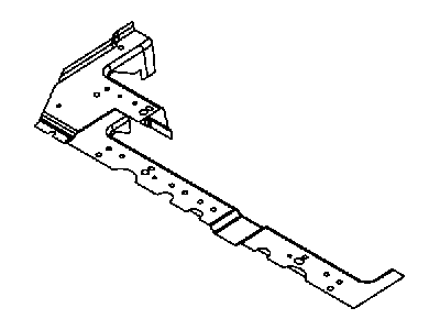 Ram 5109103AB CROSSMEMBER Rear Floor 3nd Row Seat Tub, Front