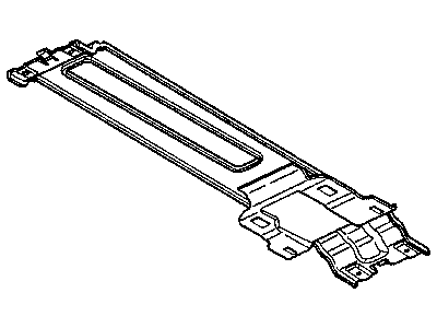 Jeep 5082098AC BRACKET ASSY REAR SEAT VIDEO
