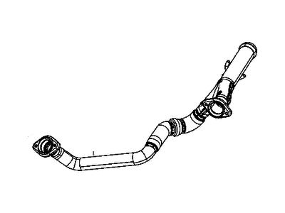 Jeep 68252391AM PIPE AND CONVERTER Exhaust