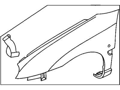 Dodge Neon Fender - 5003645AA